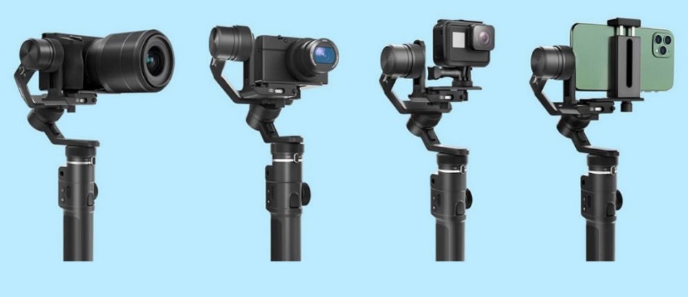 色んなカメラと使える小型高機能ジンバル「FeiyuTech G6 Max」が約 