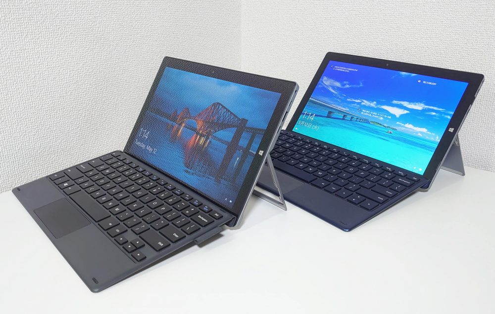 3万円高コスパ2in1タブレットPC頂上決戦！Chuwi UBook vs. Teclast X4 ...