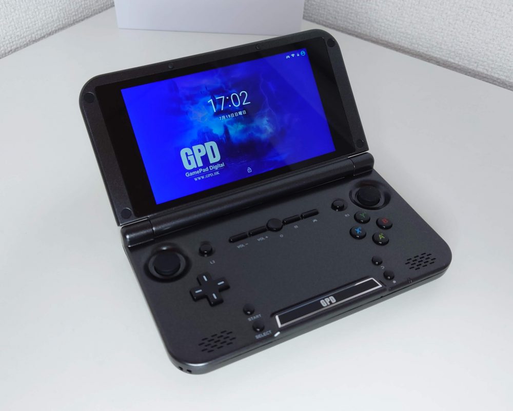 爆売り！】 GPD XD Android 折り畳み携帯エミュレータゲーム機 青 携帯 