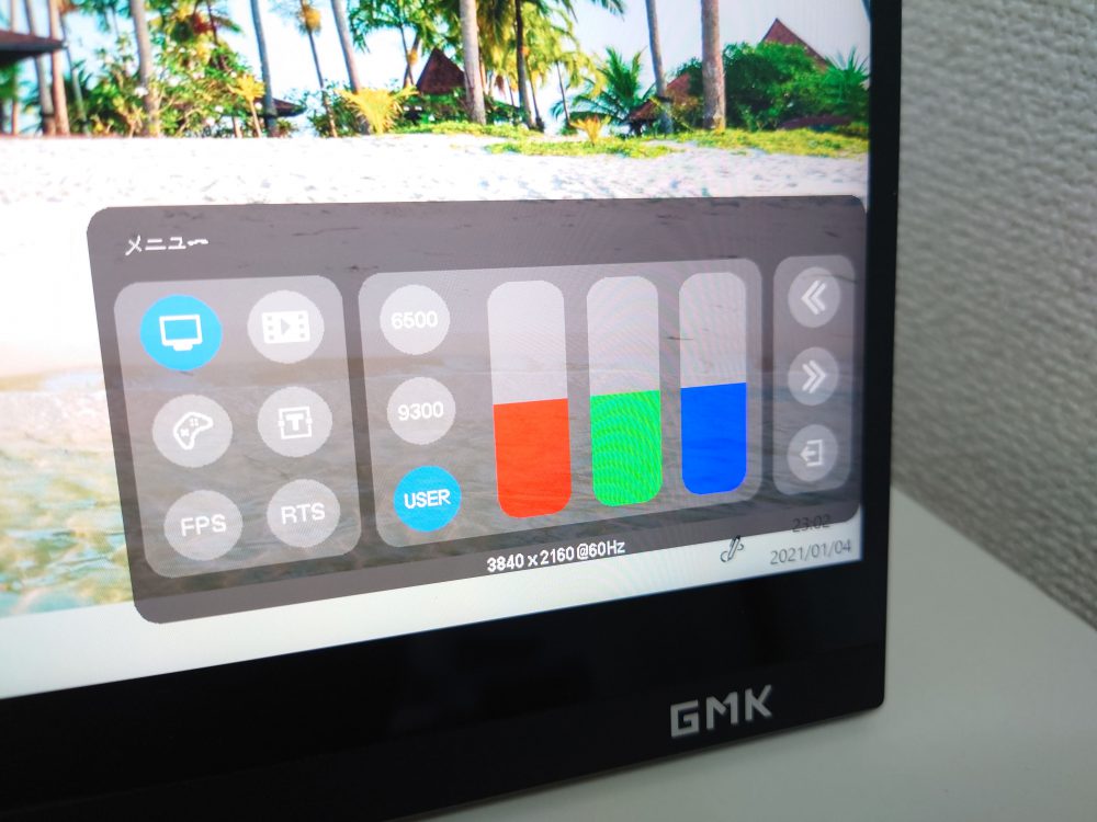 GMK KD1 4K 14インチ モバイルモニター タッチパネル+apple-en.jp