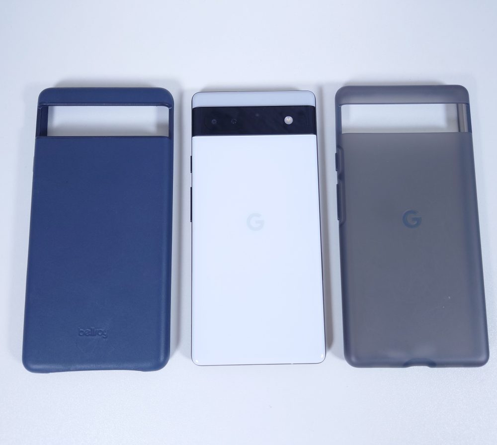 Google Pixel 6a ケース ブルー レザー 編み目柄 通販