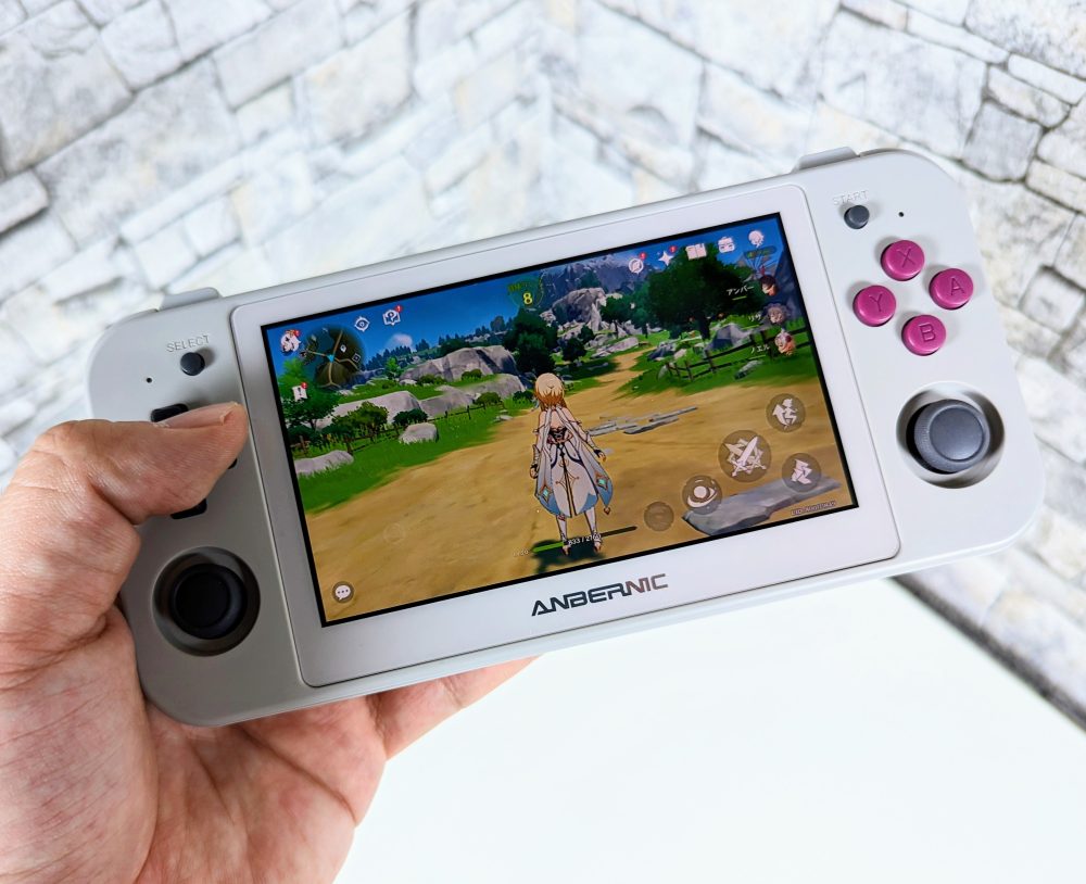 有機ELのAndroid 12搭載2万円ゲーム機Anbernic RG505レビュー！【Play 