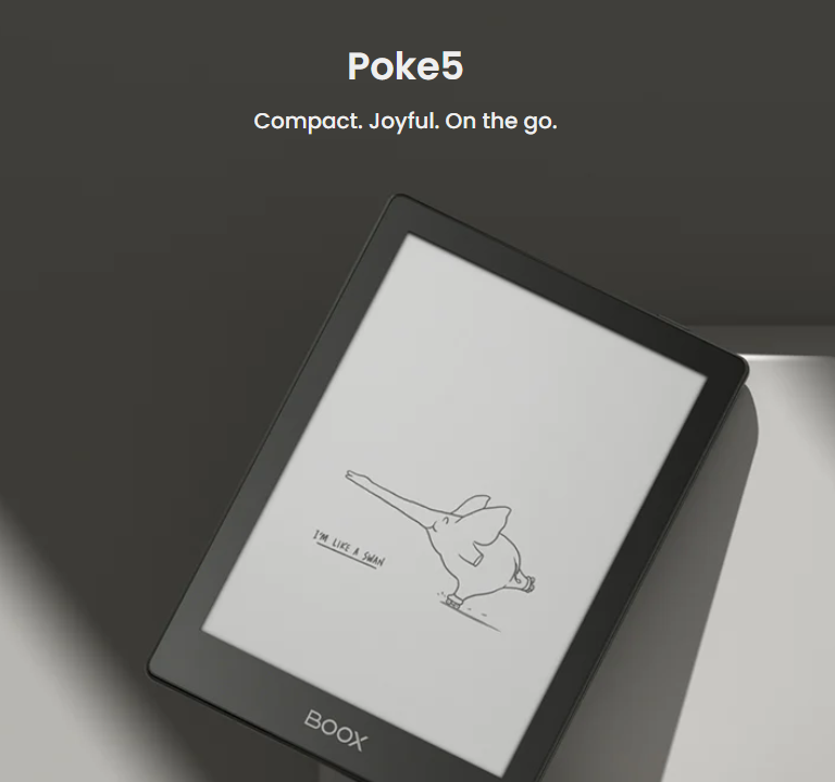 6インチの2万円台小型Android電子ペーパータブ登場！Onyx BOOX Poke5