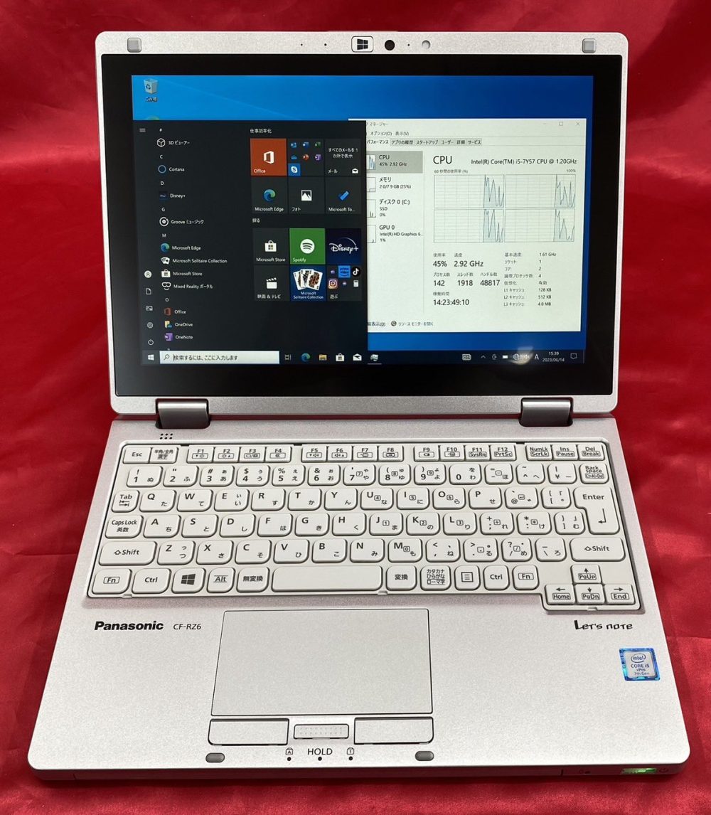 10インチ最小サイズLet's note RZ6中古が34