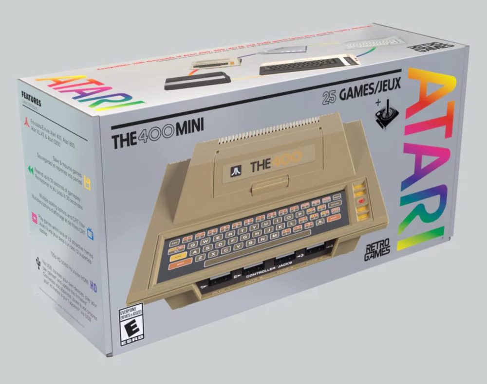 1979年登場の8ビット機「ATARI 400」の復刻版が登場【ATARI 400 MINI】