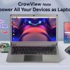 ラズパイ5を本格ノートPC化できるキットまもなくクラファン開始！【CrowView Note 14】