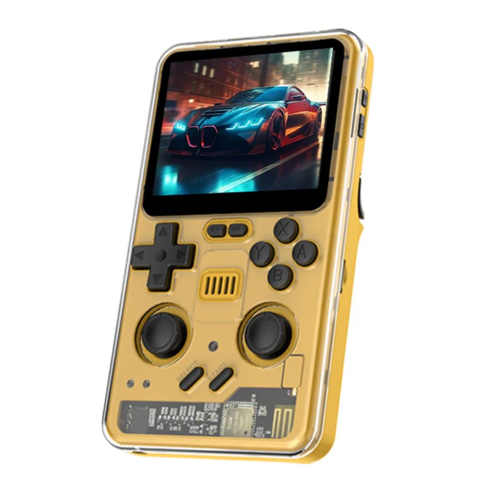Powkiddy RGB20 Pro in yellow