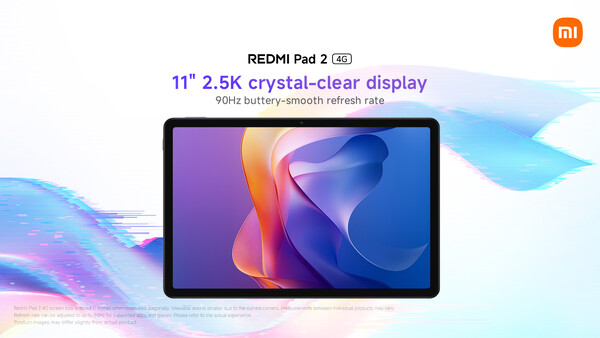 Redmi Pad 2の画面について